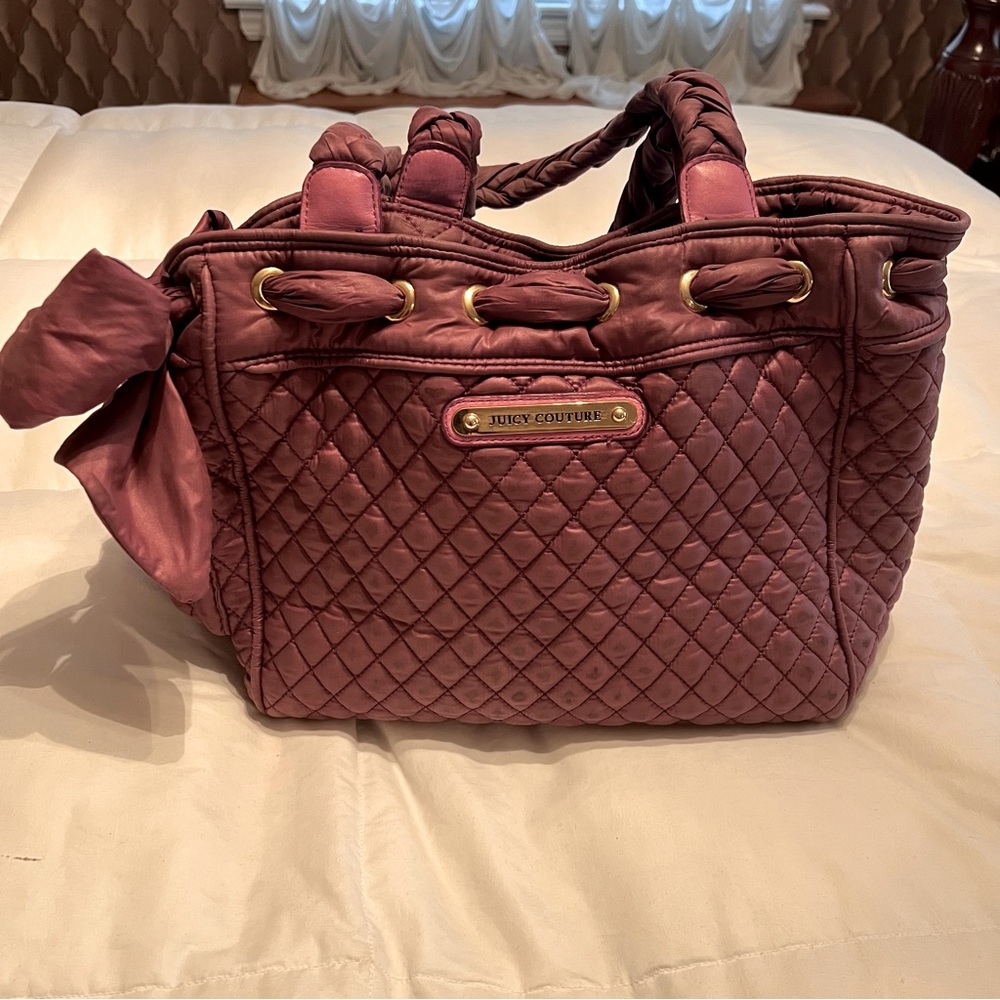 Y2K Juicy Couture Quilted Tote Bag!